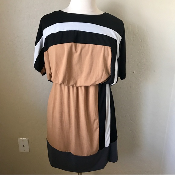 Dresses & Skirts - PLUS 2X BLACK DRESS MINI SHORT SLEEVED